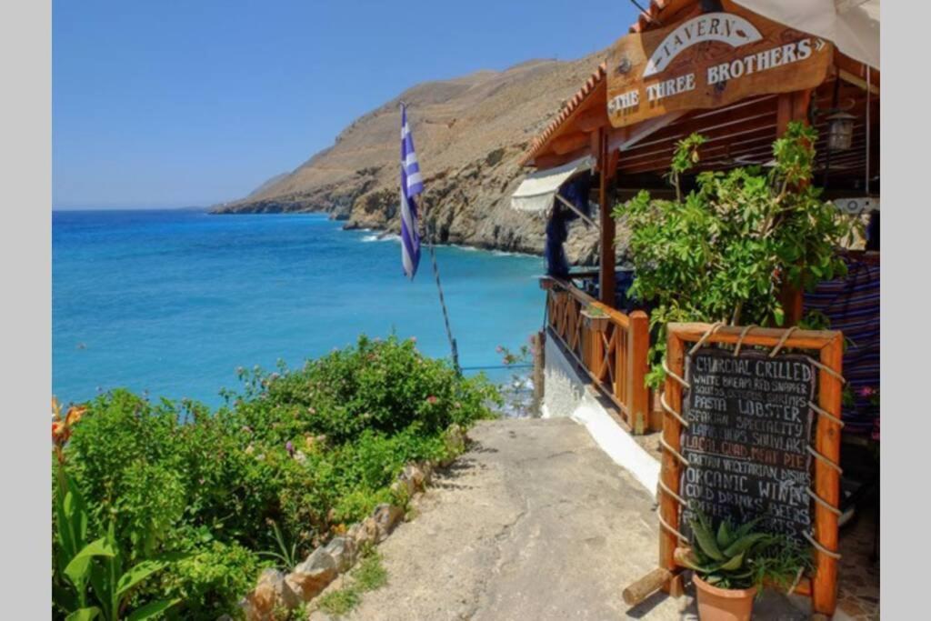 Great Sea-View Apartment. Khóra Sfakíon 외부 사진